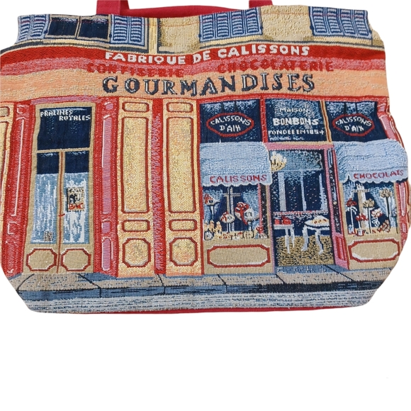 Milson & Louis zippered Tote bag with flat bottom - Picture 3 of 10